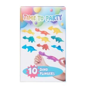 Party Time Dinosaur Flingers, 10 Pack | UK Seller