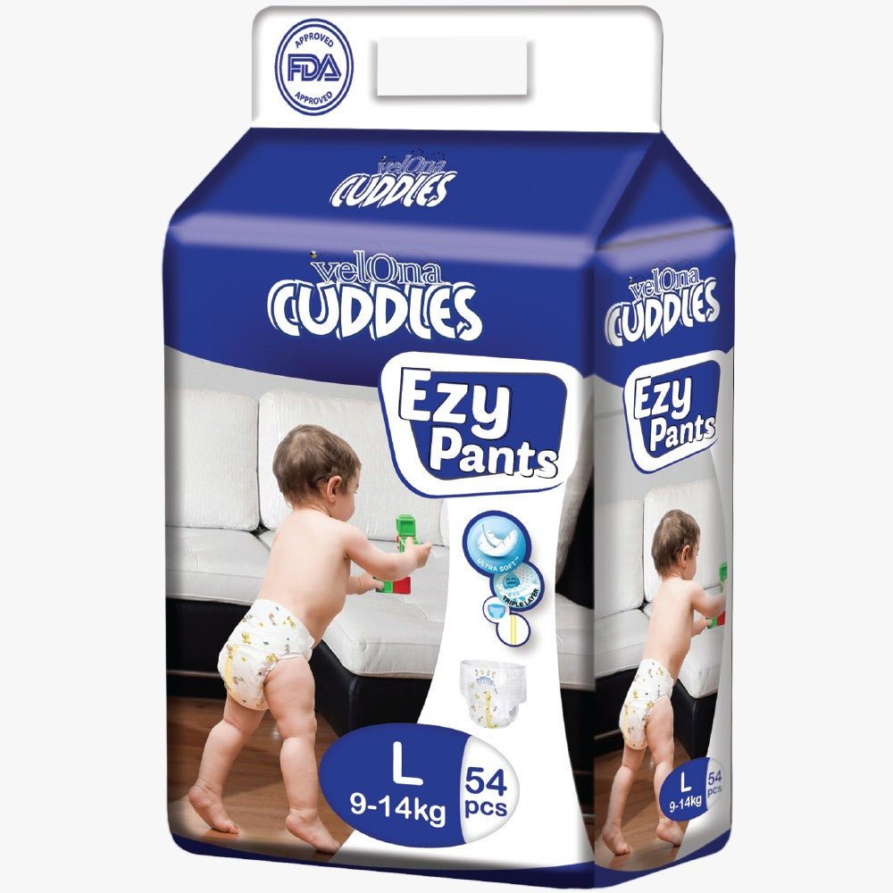 Velona Cuddles Ezy Baby Pants Large - 54 Pack